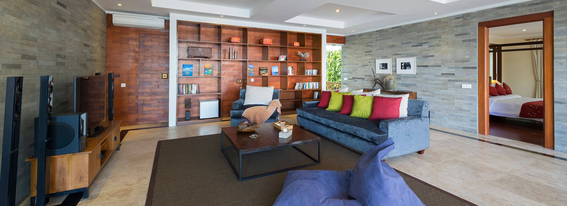 Villa Asada - Media, library room